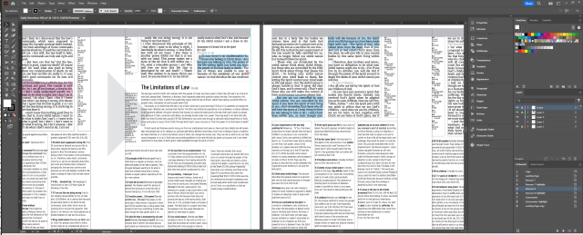 Text layout inside Adobe Illustrator